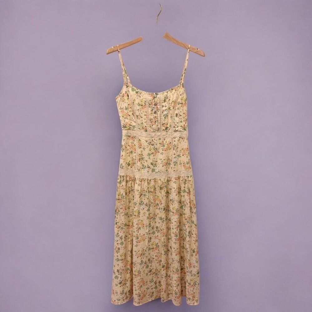 NWT Lost + Wander Women's Earth Angel Midi Dress - Picture 5 of 10